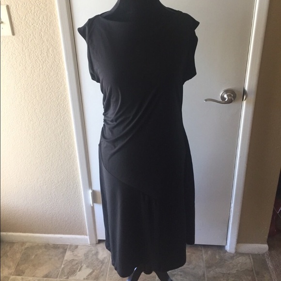 Dresses & Skirts - SALE
 Black 👗 Midi  Ruched Party Office Dress B8